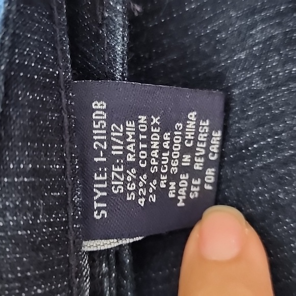 Blue jeans ankle Cuff buttons - Picture 6 of 7